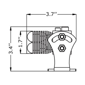 Barra de luz LED Modular para conducción todoterreno, accesorio de iluminación de 32 pulgadas, <span class=keywords><strong>4x4</strong></span> - Product Image 5