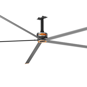 Ventilateur de plafond HVLS RTFANS 24 pieds, grand ventilateur industriel pour entrepôt, options de taille pour grands espaces 5,5 / 6,1 / 7,3 mètres, options de tension 220V / 380V - Product Image 1