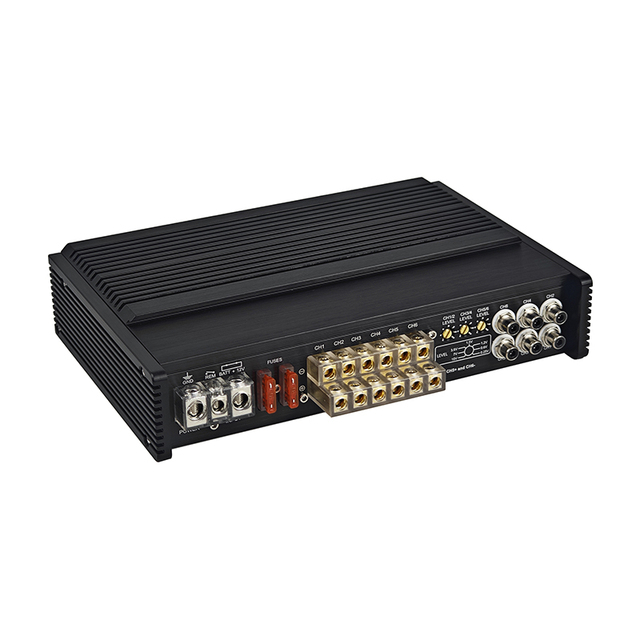 Factory-Made Power 150W*10 Car Audio Amplifier 6-Channel Class AB Subwoofer with Crossovers Car Amp Sound Module