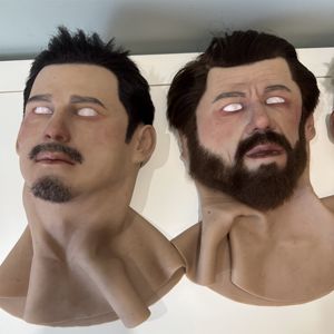 Máscara Sorpresa Personalizada de Alta Calidad, Máscara Humana Realista de Silicona para Halloween, Máscara Facial Hecha a Mano para Crossdresser - Product Image 4