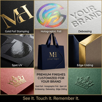 Sac en papier élégant avec logo personnalisé, certifié FSC, sac cadeau de luxe en papier doré pour bijoux et cosmétiques avec nœud en ruban, sac de transport pour le shopping