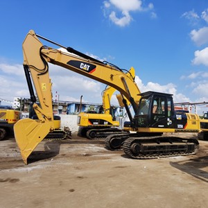 Excavadora de cadenas CAT 325D de segunda mano popular, excavadora Caterpillar 325DL de servicio pesado para trabajos de movimiento de tierras y demolición - Product Image 1