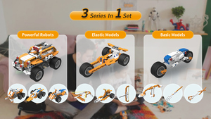 Kit Robot per la codifica da te Makerzoid Super Bot per bambini di 6 + anni di educazione creativa con schede per la formazione Mobile - Product Image 2