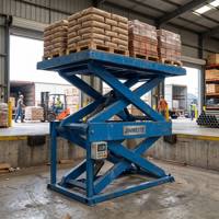 Plateforme élévatrice électrique inclinable JINMEITE avec jambe à ciseaux, capacité 200 kg, hauteur de plateforme 18 m, empattement 2500 mm, Q345