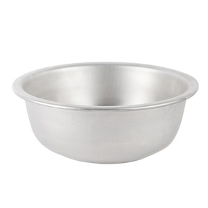 Aluminum <b>Basin</b> Extra Thick <b>Round</b> Large Household Wash <b>Basin</b> Cat Bowl Cake <b>Basin</b> Metal Flat Bottom - Product Image 1