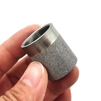 Tabung Filter Mikron Logam Berpori Baja Tahan Karat, Serbuk Mesh Sinter, Cakram Filter untuk Sistem Filtrasi