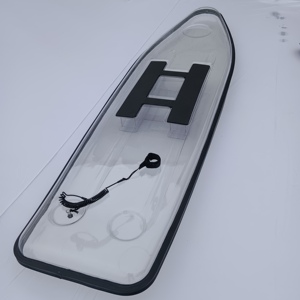 Tabla de SUP Transparente de Policarbonato Cristalino con Fondo Transparente para Surf de Remo - Product Image 6