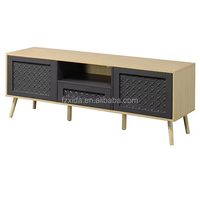 Meuble TV moderne en bois avec rangement pour salon, hôtel et chambre à coucher