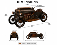 Chariot de bar vintage en métal et bois, style industriel, avec porte-vin et rangement pour verres, pour la maison