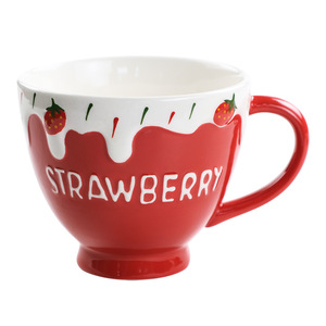 Taza de cerámica personalizable, de gran capacidad, perfecta para uso en la oficina, un regalo elegante y lindo para mujeres. - Product Image 5