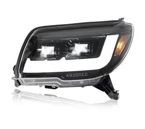 WELIFTRICH Faros Delanteros LED de 12V 6000K 12000LM, Estilo Proyector, Carcasa Negra, Actualización Completa para Toyota 4Runner 2006-2009 - Product Image 1