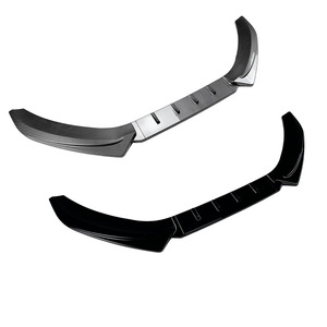 Audi A5 S5 8T <b>Sline</b> 2012-17 Front Bumper Lip Splitter Carbon Fiber Texture Matte Finish Exterior Modification - Product Image 5