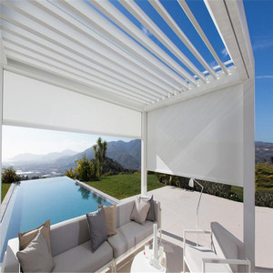 <span class=keywords><strong>Abri</strong></span> de <span class=keywords><strong>piscine</strong></span> motorisé en aluminium, haut de gamme, personnalisé, étanche à la pluie, pour l'extérieur, piscines - Product Image 3