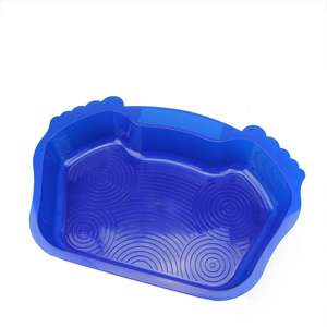 Seau de pied de piscine portable pour l'entrée de la piscine, piscines <span class=keywords><strong>hors</strong></span> <span class=keywords><strong>sol</strong></span> essentiels pour piscine accessoires de pieds propres, bleu - Product Image 5