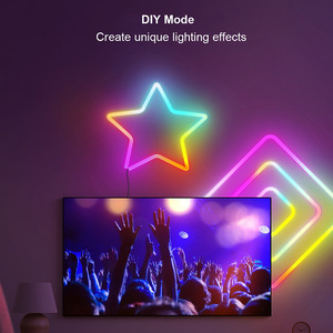 Tira de LED de Silicona <span class=keywords><strong>RGBIC</strong></span> Individualmente Direccionable, Control Remoto por Aplicación, 16 Millones de Colores, Regulable, Luz de Cuerda Flexible de Color de Ensueño - Product Image 5