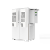 Armoire de batterie de stockage d'énergie solaire extérieure au lithium Wattsolar avec onduleur, capacités 50KWh, 100KWh, 150KWh, 200KWh, 241KWh