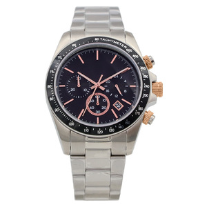 Montres à quartz haut de gamme pour hommes, bracelet en acier inoxydable, mouvement Miyota, diamètre du cadran 43 mm, montre à quartz - Product Image 2
