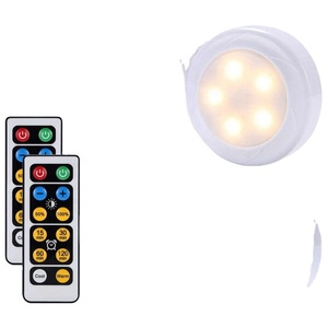 Đèn LED Màu Puck Đèn Ngủ Gần Tủ Quần Áo Nhà Bếp Đèn LED Cảm Biến Cảm Ứng Có Thể Điều Chỉnh Độ Sáng Dưới Tủ Màu Trắng Ấm + Đôi Màu Trắng - Product Image 2