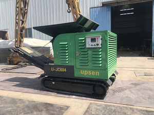 Мобильная щековая дробилка Upsen Ujc604 для переработки бетона, новая компактная модель с двигателем и насосом, производительность 40 т/ч - Product Image 3