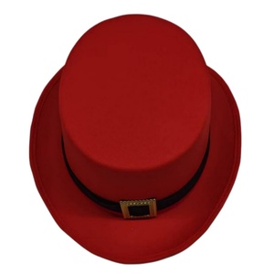 Custom Classic St. Patrick's Day Velvet <b>Top</b> Hat Vintage Irish Gentleman Hat for Party & Performance - Product Image 3