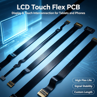 Service d'assemblage SMT de FPC sur mesure, câble flexible pour caméra PCB, câble tactile flexible, prototype FPC en cuivre roulé pour l'électronique grand public