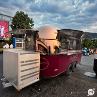 Station de petit déjeuner et brunch haute performance chariot alimentaire remorque mobile remorque personnalisée camion de nourriture