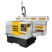Canton Fair Neue Traversenkonstruktion Hochpräzise Hochgeschwindigkeits-Schrägbett-CNC-Mini-Drehmaschine