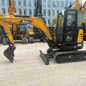 Mini-excavatrice SY35U 3,58 tonnes à rotation zéro avec moteur Kubota - Product Image 1