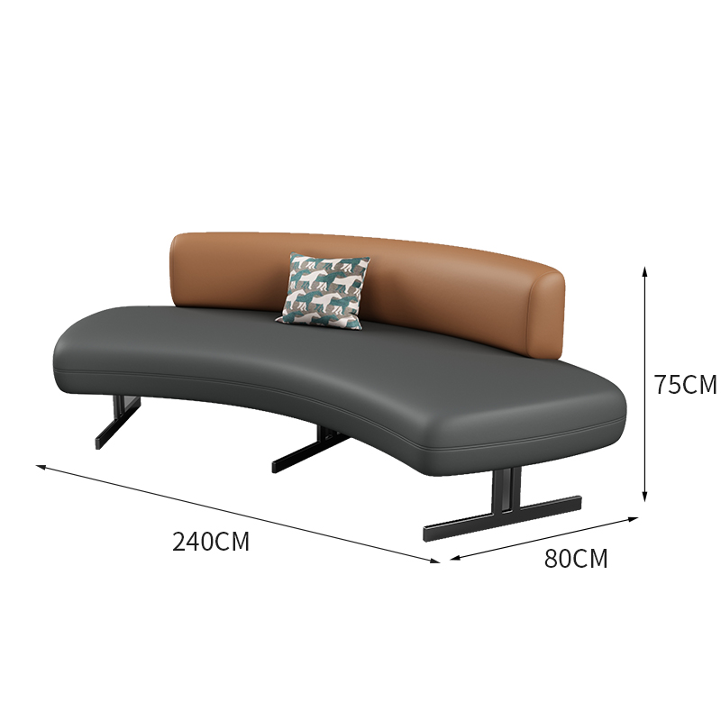240 couch dark gray