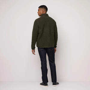 Chaqueta de Lana Merino RWS para Hombre, Térmica, Cómoda, Cortavientos, de Manga Larga, con Cierre, Estilo Casual - Product Image 4