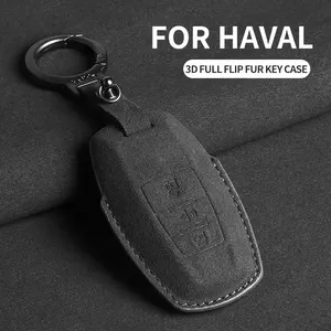 Funda protectora de cuero para llave de coche para Great Wall Haval/Hover H6 Dargo M6 PLUS Cratos H9 JOLION F5 H2S F7 H7 - Product Image 4