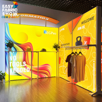 Support de panneau d'affichage rétroéclairé SEG modulaire à LED avec cadre en aluminium pour la promotion de marques en magasin