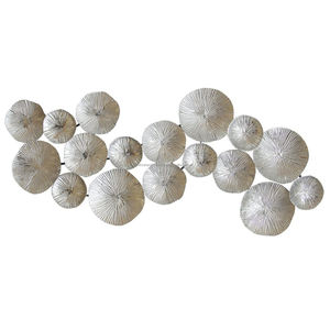 Grande décoration murale en argent, ART décoratif, - Product Image 5