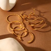 Bracelet manchette minimaliste en acier inoxydable plaqué or 18 carats pour femme, luxe léger, haut de gamme, polyvalent, ouvert et ajustable, poli