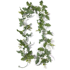 Artificial Green Vines With White Berries 100cm-200cm Multi Piece Package For Christmas Home <b>Decor</b> <b>Wall</b> Hanging Silk <b>Flower</b> - Product Image 3
