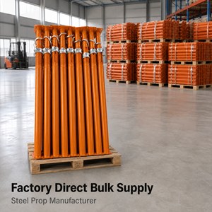 Étai de coffrage <span class=keywords><strong>t</strong></span>élescopique réglable Teel Acrow pour la construction de dalles et poutres en béton, en acier Q235 - Product Image 4