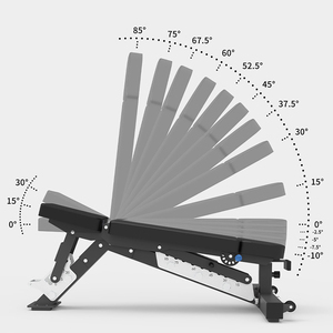 Équipement de fitness à domicile inclinable réglable pour haltères et abdominaux - Product Image 2