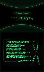 Juguete Sexual BDSM Scarletsin C-37, Juego de Siete Piezas con Rayas de Zebra que Brillan en la Oscuridad, Juguete para Adultos de Bondage y Disciplina en la Oscuridad - Product Image 5