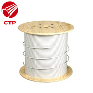 Cable de fibra óptica FTTH G657A LSZH interior de 4 núcleos de modo único, cable de fibra óptica FTTH FTTX Fttp FTTB interior y exterior con LSZH - Product Image 4