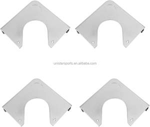 Accesorios <span class=keywords><strong>para</strong></span> mesa de billar, mesa de billar, esquinas cromadas, placa protectora, revestimientos de billar, esquina de mesa de billar de repuesto - Product Image 1