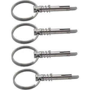 Resorte de Liberación Rápida Desmontable de Acero Inoxidable para Bimini Marino de 6 mm, Accesorios de Herraje para Kayak, Yate y Barco - Product Image 4