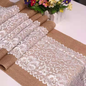 Camino de Mesa de Yute Natural Tejido Estilo Vintage para Decoración de Bodas, Lavable y Duradero - Product Image 2