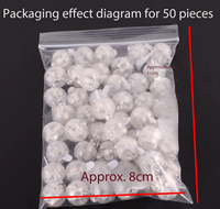 Mini-lumière LED pour ballon de 1 cm, blanc chaud, jetable, pour le Nouvel An chinois, la rentrée scolaire, Noël, Pâques et autres célébrations
