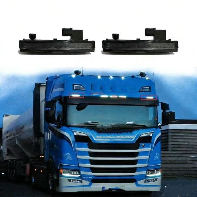 SCANI-A Truck  Factory Best Price New for Truck LED Top Signal Lamp 24V Sunvisor Lights for R650 G500 S730 S500 P500 Replacement