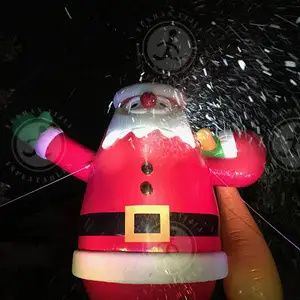 Pop Bán 30ft Giáng Sinh Inflatable Santa Ngoài Trời Lớn Không Khí Thổi Santa Caluse Tuyết Nhà Sản Xuất Máy Cho Trung Tâm Mua Sắm Quảng Cáo