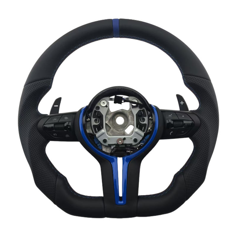 F10 คาร์บอนไฟเบอร์+หนังเจาะรู+แถบสีดำ