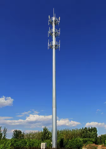 Hochwertiger Einzelrohr-Turm Telekommunikations-Monopolmast Selbsttragender WLAN- & UKW-Radioantennenmast - Product Image 6