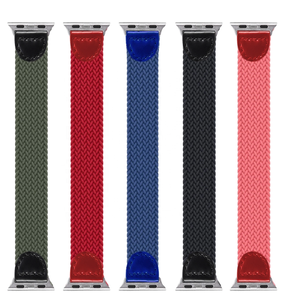 Elastico Riciclato Filato Intrecciato Silicone Fili di Cuoio di <span class=keywords><strong>Apple</strong></span> <span class=keywords><strong>Watch</strong></span> Band Strap Serie 4 5 6 <span class=keywords><strong>SE</strong></span> - Product Image 3