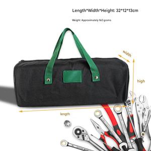 Sac <span class=keywords><strong>à</strong></span> outils multifonctionnel en tissu Oxford 600D imperméable, robuste et durable, pour le rangement d'outils électriques et de quincaillerie - Product Image 2