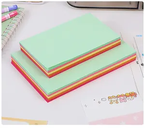 Bloc-notes coloré et mignon, papeterie simple et esthétique, idéal pour le bureau, couleurs unies, spécial étudiants, pour messages. - Product Image 1